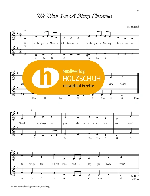 We Wish You A Merry Christmas